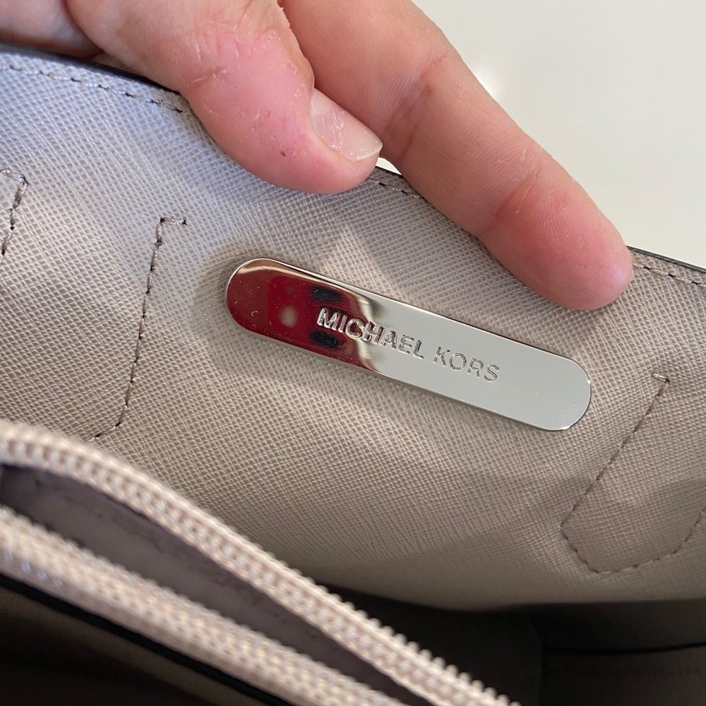 Michael Kors Mini Mercer Leather Crossbody - Picture 7 of 9